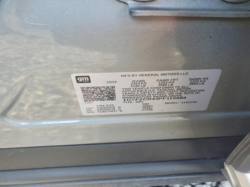 2023 Cadillac Xt4 მანქანა იყიდება აუქციონზე, vin: 1GYFZCR43PF115684, აუქციონის ნომერი: 58907926