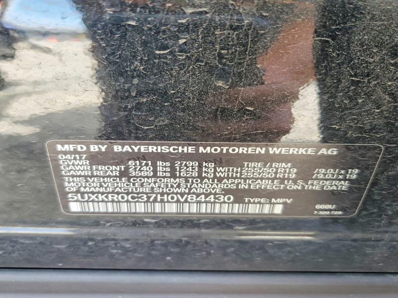 Aukcja sprzedaży 2017 Bmw X5, vin: 5UXKR0C37H0V84430, numer aukcji: 60238876