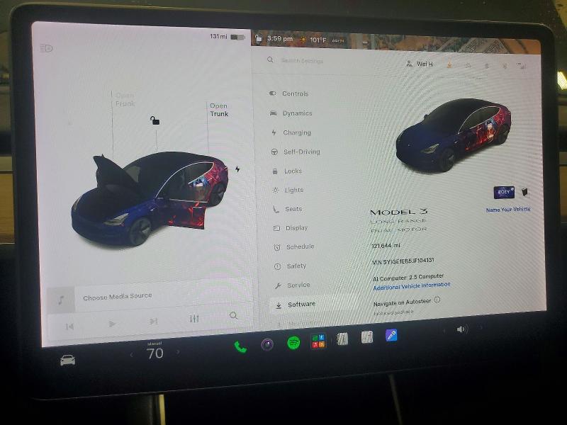 Aukcja sprzedaży 2018 Tesla Model 3, vin: 5YJ3E1EB5JF104131, numer aukcji: 61071616