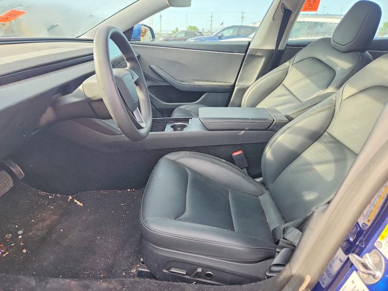2025 Tesla Model 3 მანქანა იყიდება აუქციონზე, vin: 5YJ3E1EAXSF038068, აუქციონის ნომერი: 61477406