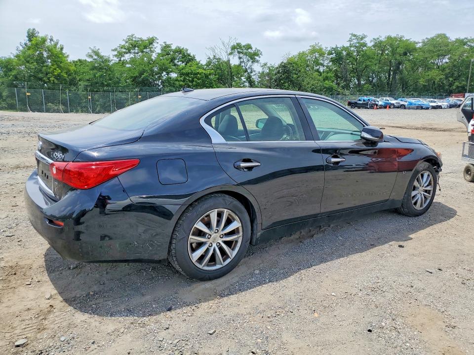 2014 Infiniti Q50 მანქანა იყიდება აუქციონზე, vin: JN1BV7AR1EM708101, აუქციონის ნომერი: 61685566