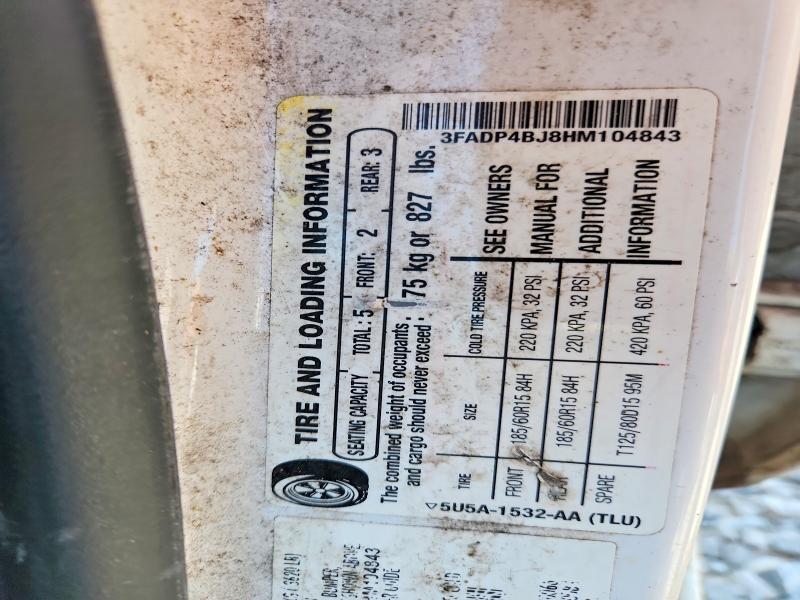 Продажа на аукционе авто 2017 Ford Fiesta, vin: 3FADP4BJ8HM104843, номер лота: 63165616