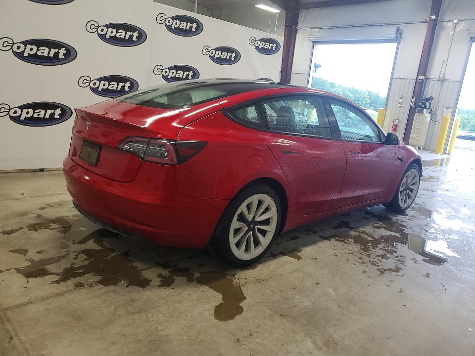 Продажа на аукционе авто 2022 Tesla Model 3, vin: 5YJ3E1EA8NF290387, номер лота: 62405326