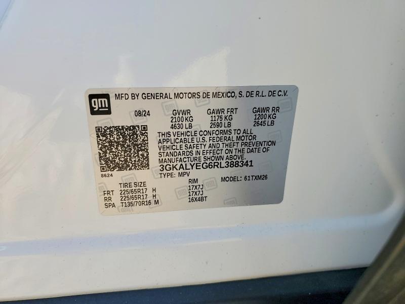 Продаж на аукціоні авто 2024 Gmc Terrain, vin: 3GKALYEG6RL388341, номер лоту: 62026796