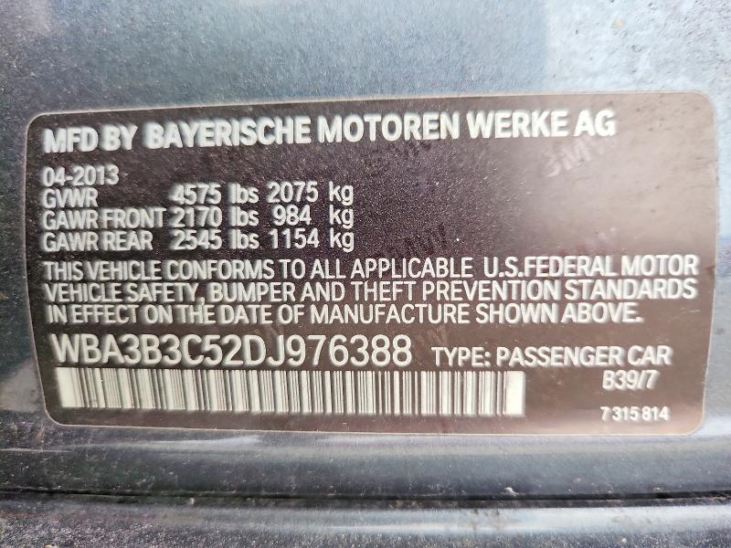 Aukcja sprzedaży 2013 Bmw 328, vin: WBA3B3C52DJ976388, numer aukcji: 61819216