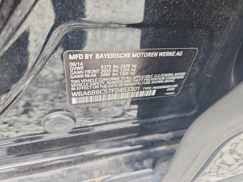 Продаж на аукціоні авто 2015 Bmw 640, vin: WBA6B8C57FD453301, номер лоту: 62848116