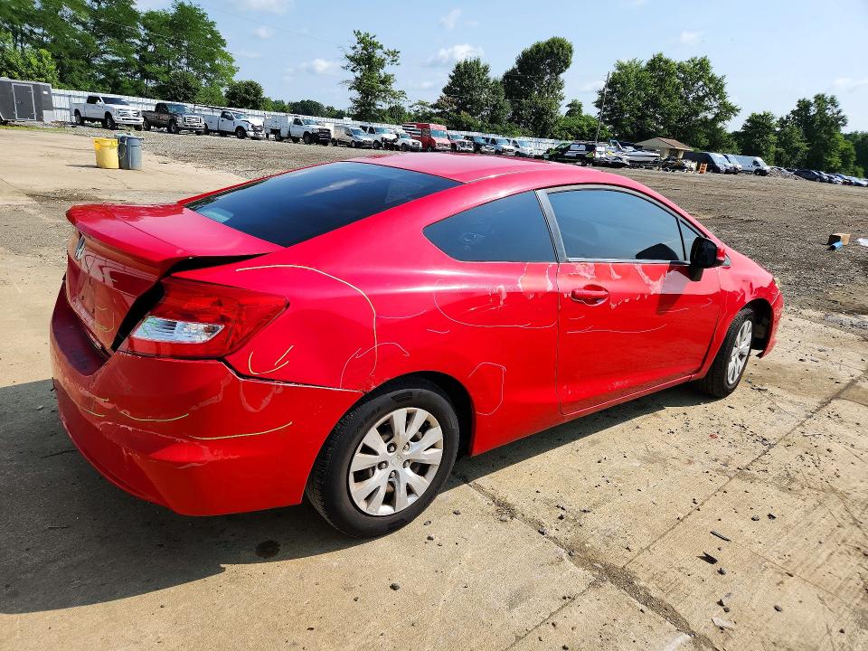 Aukcja sprzedaży 2012 Honda Civic, vin: 2HGFG3B57CH534016, numer aukcji: 62217316