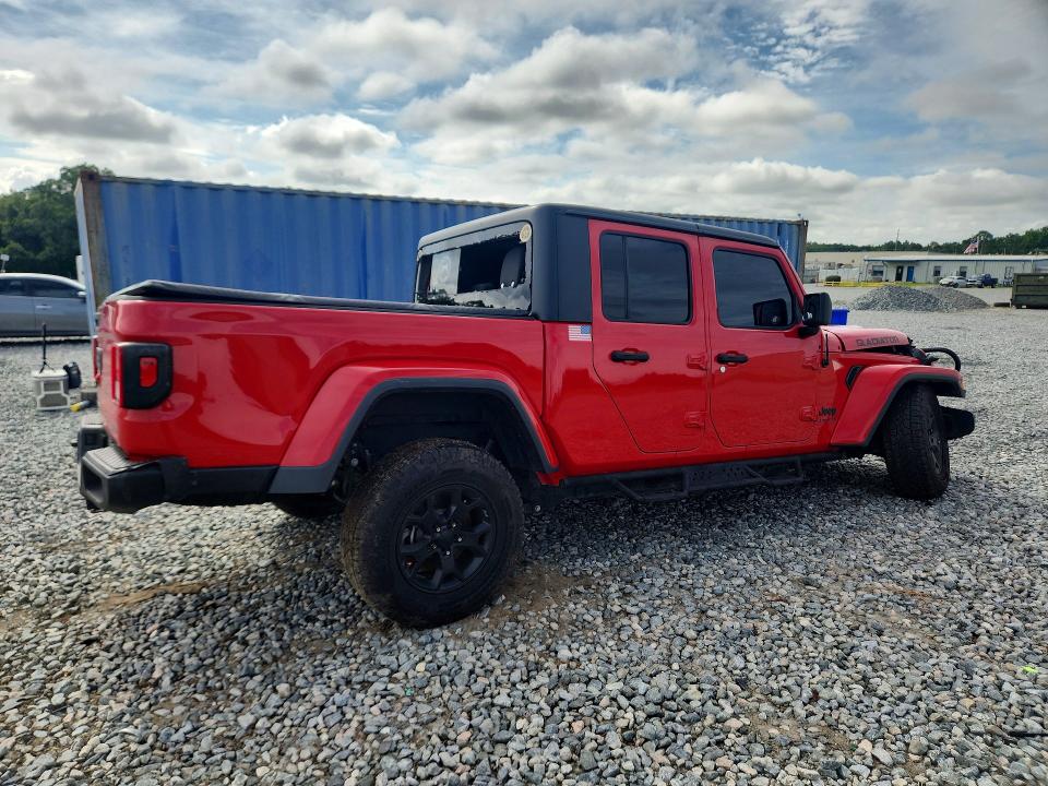 2021 Jeep Gladiator მანქანა იყიდება აუქციონზე, vin: 1C6HJTAG1ML542278, აუქციონის ნომერი: 60191346