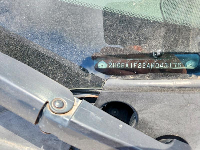 Продаж на аукціоні авто 2010 Honda Civic, vin: 2HGFA1F22AH043176, номер лоту: 59393616