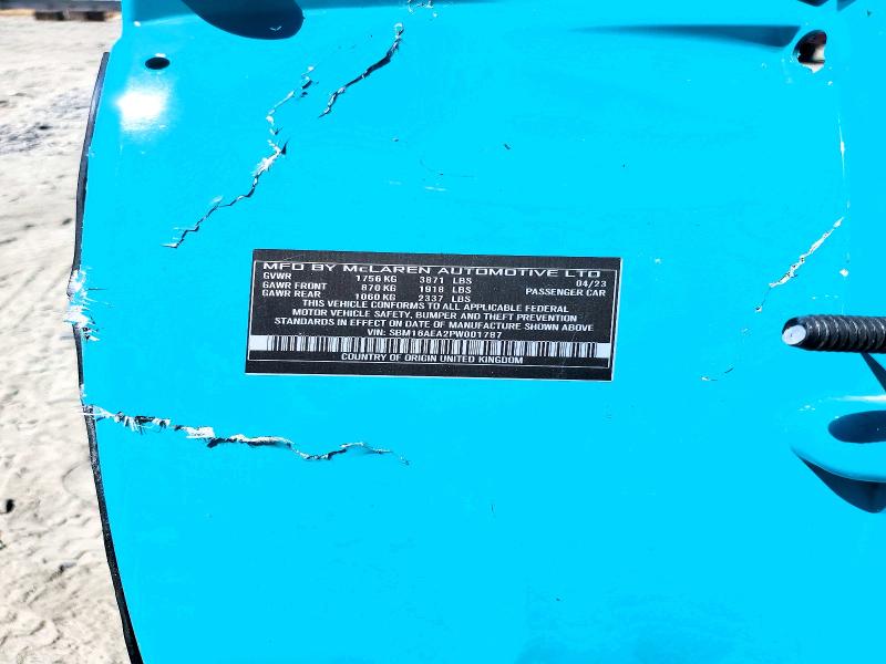Продажа на аукционе авто 2023 Mclaren Automotive Artura, vin: SBM16AEA2PW001787, номер лота: 62848556