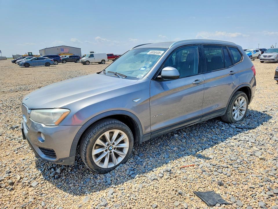 2016 Bmw X3 მანქანა იყიდება აუქციონზე, vin: 5UXWX9C51G0D80463, აუქციონის ნომერი: 59958406