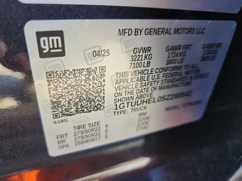 Aukcja sprzedaży 2025 Gmc Sierra, vin: 1GTUUHEL0SZ269542, numer aukcji: 61856366