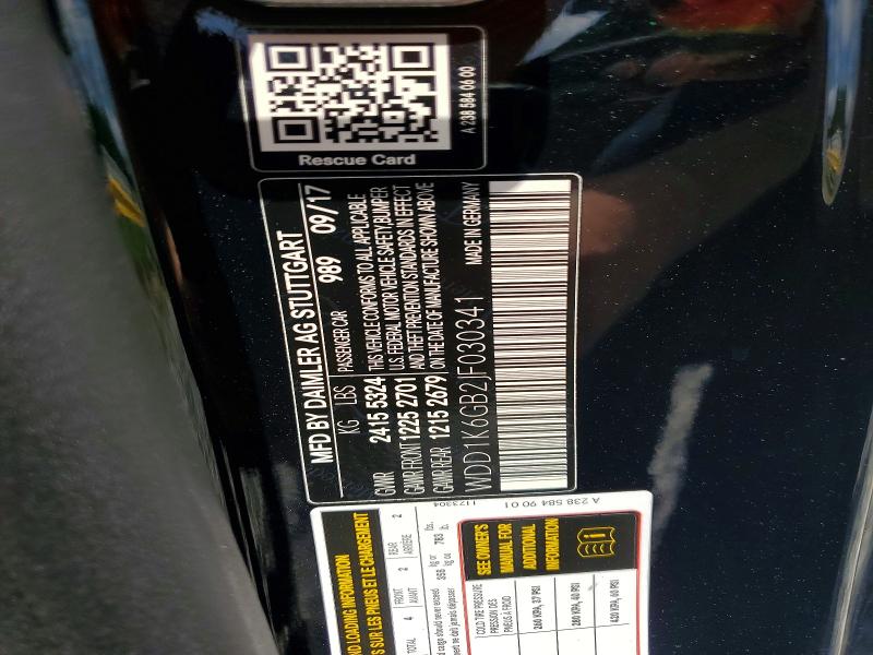 Продажа на аукционе авто 2018 Mercedes-benz E, vin: WDD1K6GB2JF030341, номер лота: 60513966