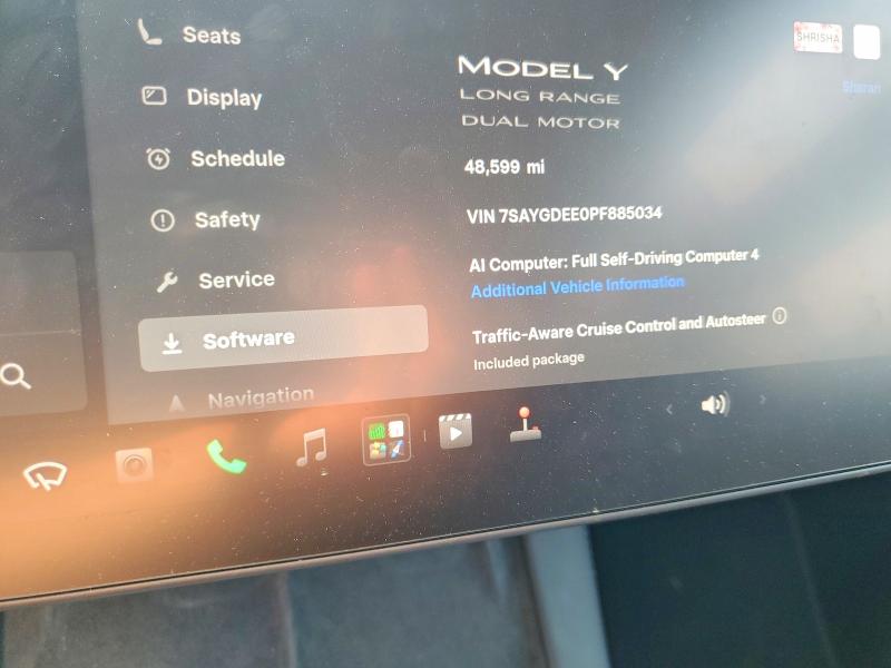 Продаж на аукціоні авто 2023 Tesla Model Y, vin: 7SAYGDEE0PF885034, номер лоту: 70098436