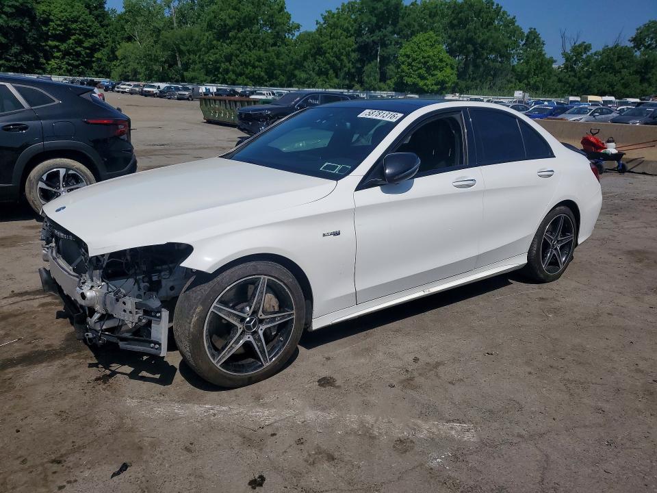 58781316 :رقم المزاد ، 55SWF6EB5HU230179 vin ، 2017 Mercedes-benz C مزاد بيع