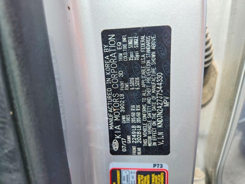 2018 Kia Soul მანქანა იყიდება აუქციონზე, vin: KNDJN2A27J7544330, აუქციონის ნომერი: 61015476