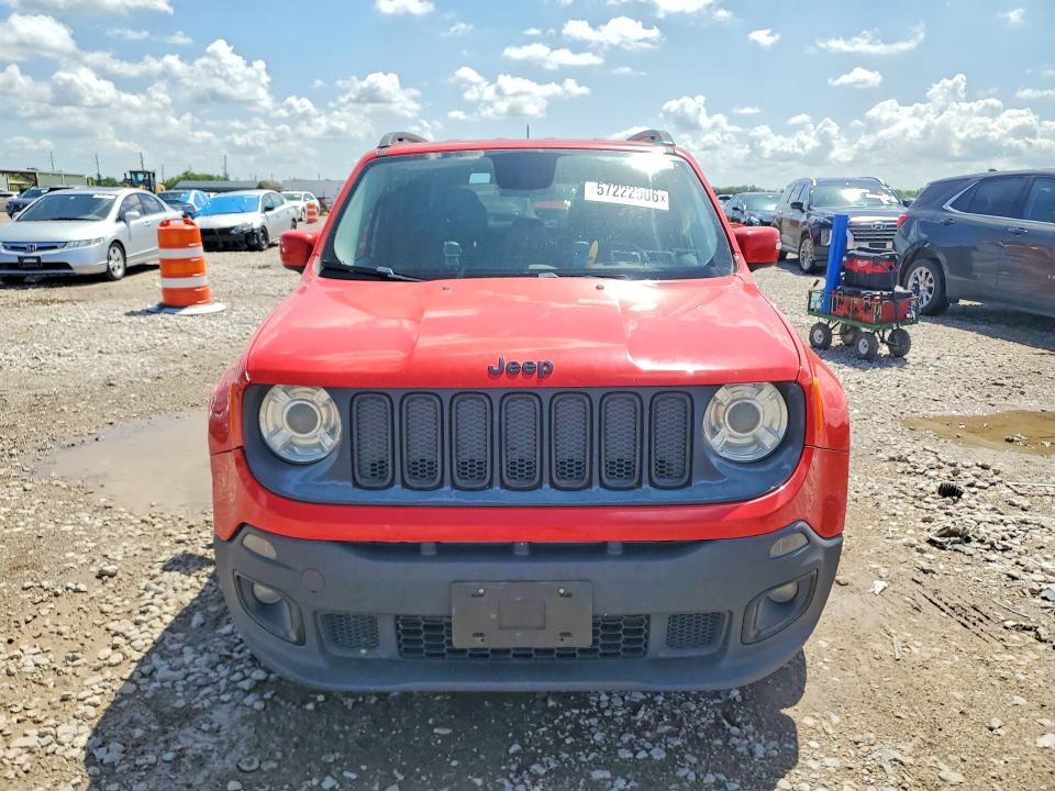 2017 Jeep Renegade მანქანა იყიდება აუქციონზე, vin: ZACCJABB9HPF99534, აუქციონის ნომერი: 57222906