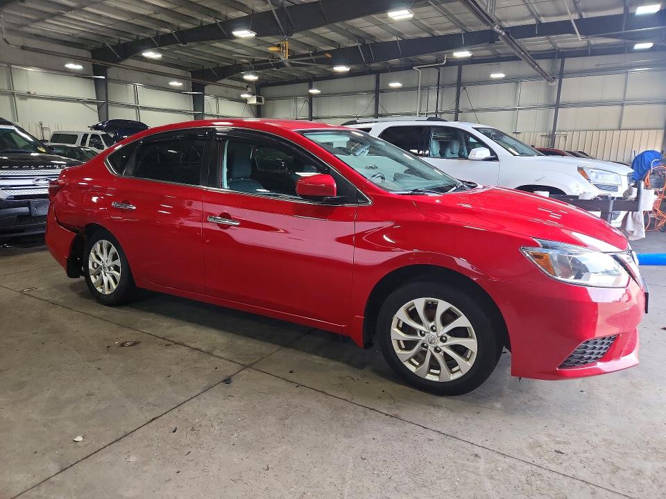 2018 Nissan Sentra მანქანა იყიდება აუქციონზე, vin: 3N1AB7AP3JY263192, აუქციონის ნომერი: 60054146