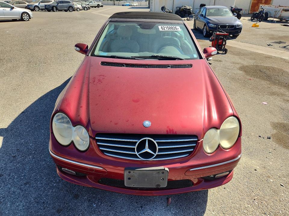 2004 Mercedes-benz Clk მანქანა იყიდება აუქციონზე, vin: WDBTK75G14T005040, აუქციონის ნომერი: 62158826
