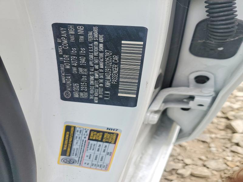 59717546 :رقم المزاد ، KMHLM4DJ9TU205787 vin ، 2026 Hyundai Elantra Hybrid مزاد بيع