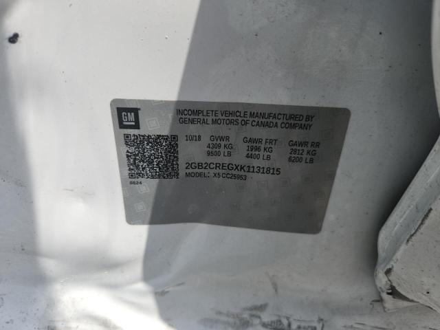 Продаж на аукціоні авто 2019 Chevrolet Silverado, vin: 2GB2CREGXK1131815, номер лоту: 59604916