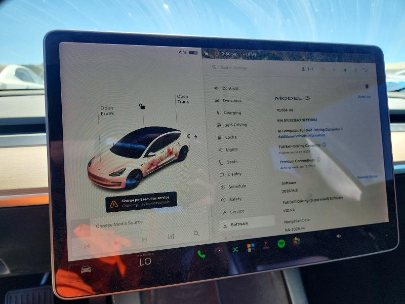 Продажа на аукционе авто 2022 Tesla Model 3, vin: 5YJ3E1EAXNF122864, номер лота: 61821656