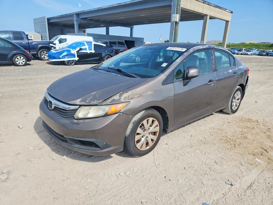 2012 Honda Civic მანქანა იყიდება აუქციონზე, vin: 2HGFB2F55CH578065, აუქციონის ნომერი: 62012176