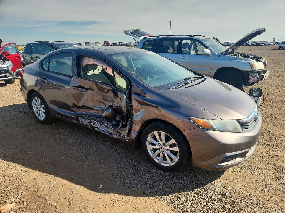 61507636 :رقم المزاد ، 2HGFB2F58CH027208 vin ، 2012 Honda Civic مزاد بيع