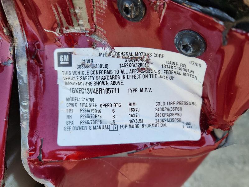 59272566 :رقم المزاد ، 1GKEC13V46R105711 vin ، 2006 Gmc Yukon مزاد بيع