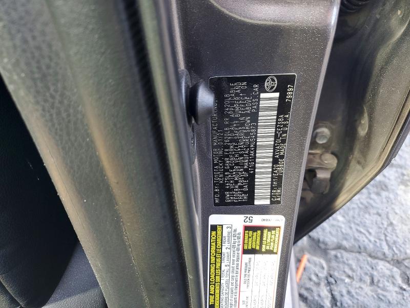 2021 Toyota Camry მანქანა იყიდება აუქციონზე, vin: 4T1G11AK4MU545873, აუქციონის ნომერი: 61997806
