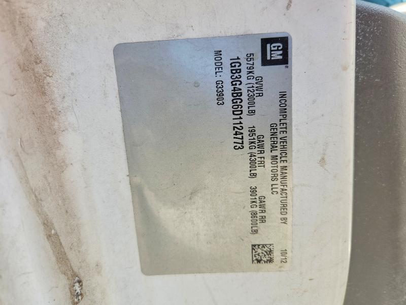 2013 Chevrolet Express მანქანა იყიდება აუქციონზე, vin: 1GB3G4BG6D1124773, აუქციონის ნომერი: 59697466