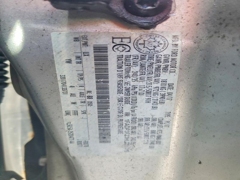 Aukcja sprzedaży 2017 Ford Focus, vin: 1FADP3F23HL255846, numer aukcji: 62309146