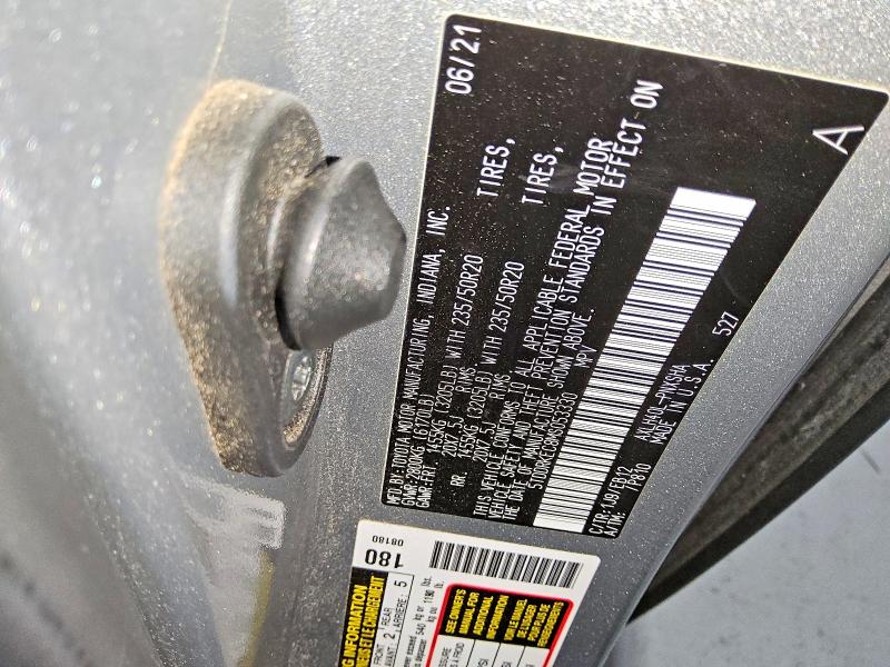 2021 Toyota Sienna მანქანა იყიდება აუქციონზე, vin: 5TDDRKEC8MS053330, აუქციონის ნომერი: 61558456