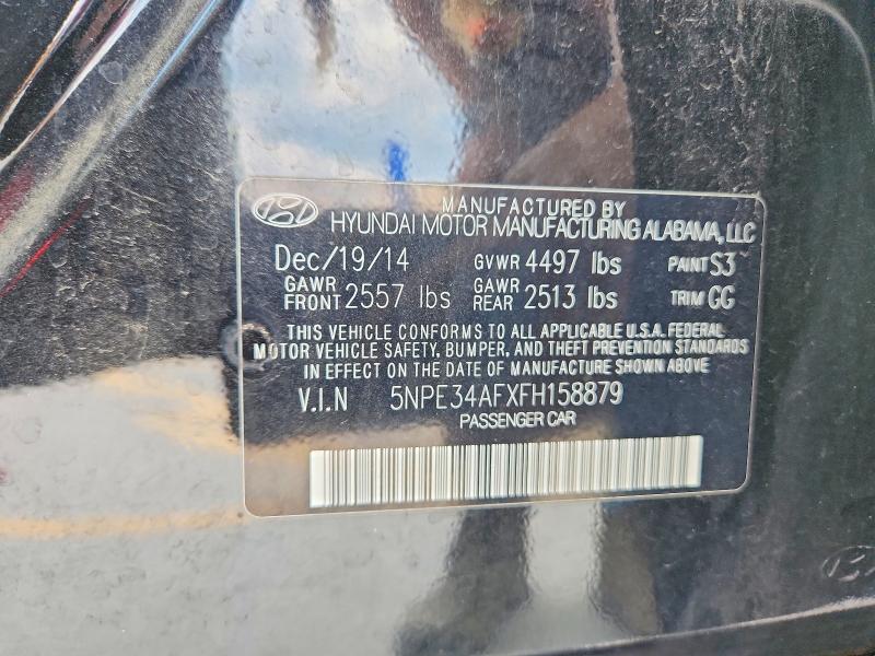 Продаж на аукціоні авто 2015 Hyundai Sonata, vin: 5NPE34AFXFH158879, номер лоту: 62225876