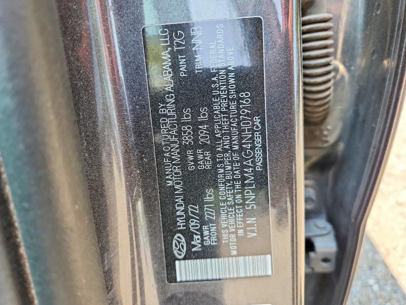 2022 Hyundai Elantra მანქანა იყიდება აუქციონზე, vin: 5NPLM4AG4NH079168, აუქციონის ნომერი: 62492816