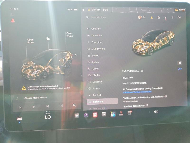 Продаж на аукціоні авто 2023 Tesla Model 3, vin: 5YJ3E1EA1PF418245, номер лоту: 58447986