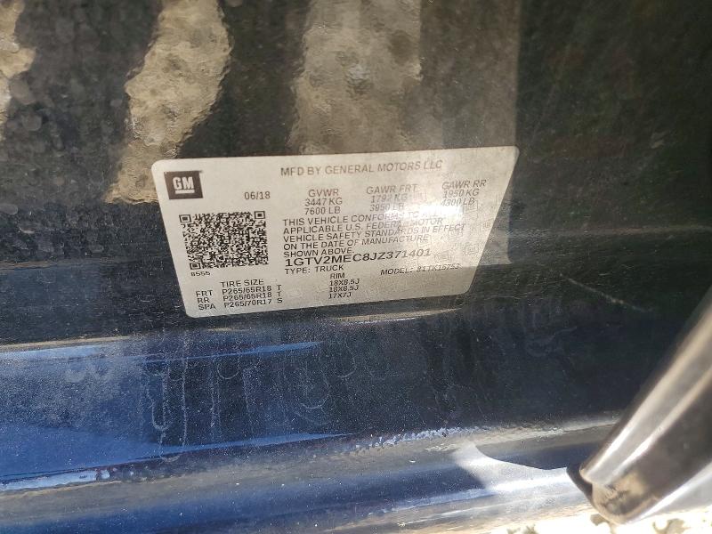 Продаж на аукціоні авто 2018 Gmc Sierra, vin: 1GTV2MEC8JZ371401, номер лоту: 61353716