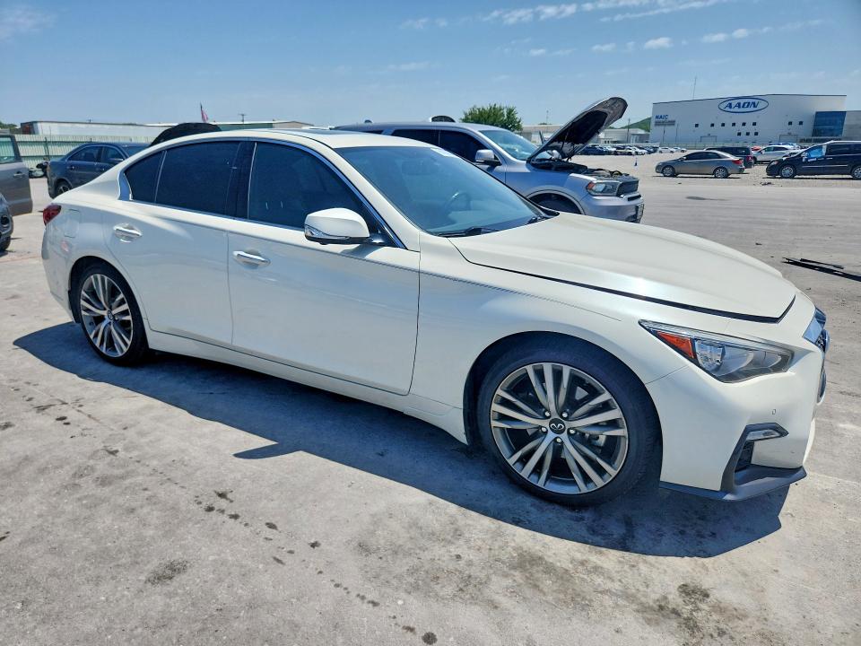 2022 Infiniti Q50 მანქანა იყიდება აუქციონზე, vin: JN1EV7CP4NM310549, აუქციონის ნომერი: 61631446