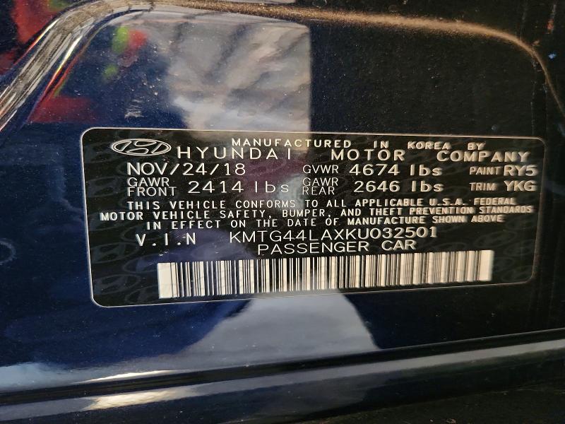 Продаж на аукціоні авто 2019 Genesis G70, vin: KMTG44LAXKU032501, номер лоту: 60808246