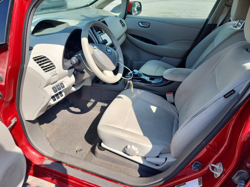 60259336 :رقم المزاد ، JN1AZ0CP5CT023489 vin ، 2012 Nissan Leaf مزاد بيع