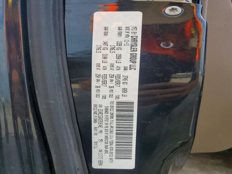 Aukcja sprzedaży 2012 Chrysler Town & Country, vin: 2C4RC1GG4CR181461, numer aukcji: 61945076