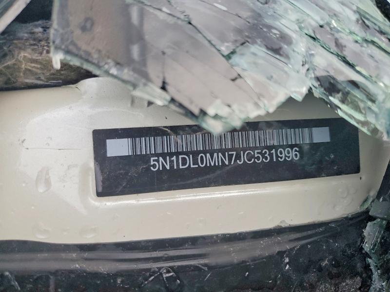 60421286 :رقم المزاد ، 5N1DL0MN7JC531996 vin ، 2018 Infiniti Qx60 مزاد بيع