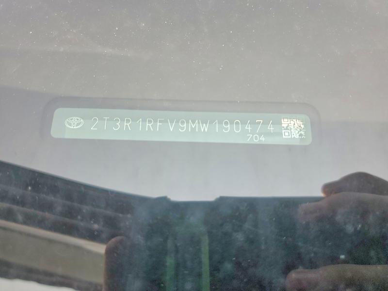 Aukcja sprzedaży 2021 Toyota Rav4, vin: 2T3R1RFV9MW190474, numer aukcji: 62419646