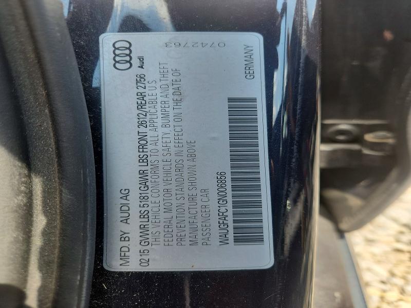 61385976 :رقم المزاد ، WAUGFAFC1GN006856 vin ، 2016 Audi A6 مزاد بيع