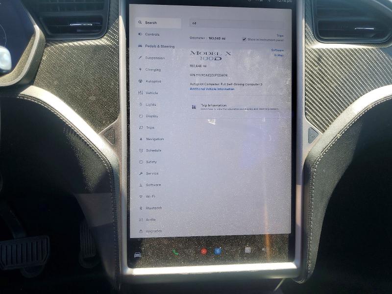 Продаж на аукціоні авто 2018 Tesla Model X, vin: 5YJXCAE20JF123676, номер лоту: 59825076