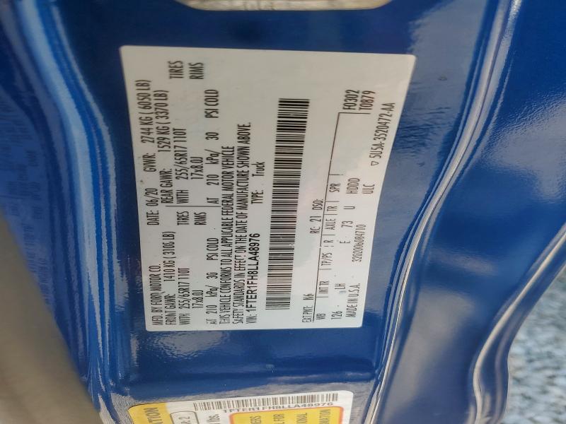 Aukcja sprzedaży 2020 Ford Ranger, vin: 1FTER1FH8LLA48976, numer aukcji: 60242306