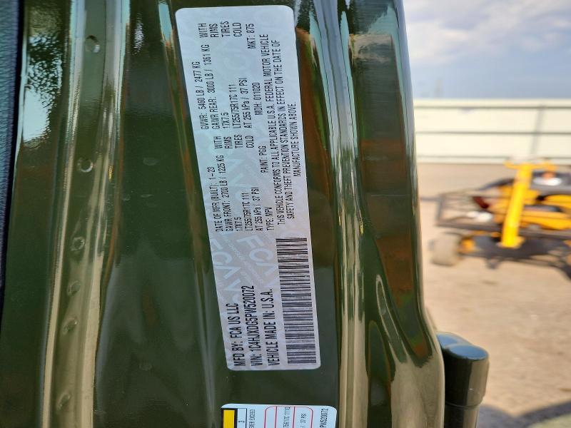 59773436 :رقم المزاد ، 1C4HJXDG5PW520072 vin ، 2023 Jeep Wrangler مزاد بيع