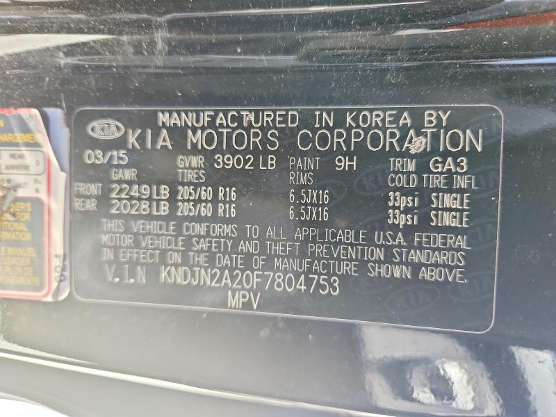 Продаж на аукціоні авто 2015 Kia Soul, vin: KNDJN2A20F7804753, номер лоту: 60136126