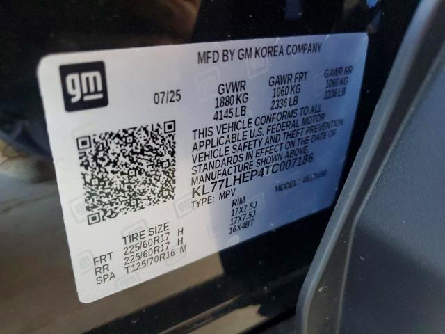 Продаж на аукціоні авто 2026 Chevrolet Trax, vin: KL77LHEP4TC007186, номер лоту: 62351366