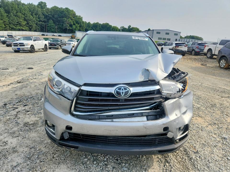 2016 Toyota Highlander მანქანა იყიდება აუქციონზე, vin: 5TDDKRFH5GS313274, აუქციონის ნომერი: 62124536